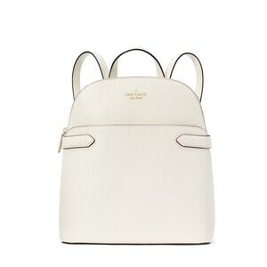 New Kate Spade Staci Saffiano Leather Dome Backpack Meringue